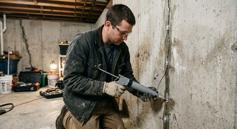 Basement Crack Repair in Granby, CO