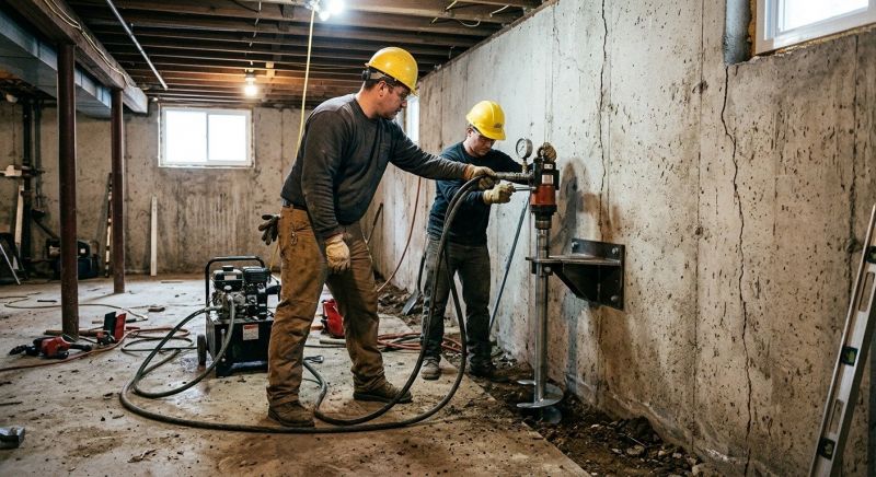 Basement Stabilization in Granby, CO