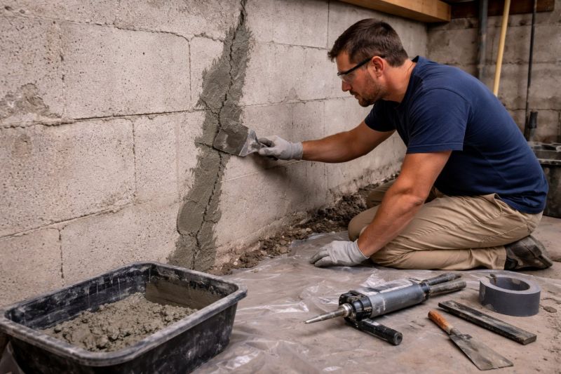 Foundation Crack Repair in Nederland, CO