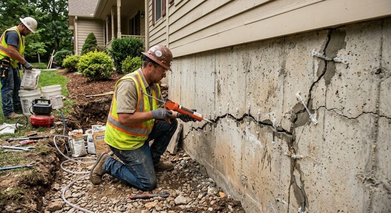 Foundation Crack Sealing in Granby, CO