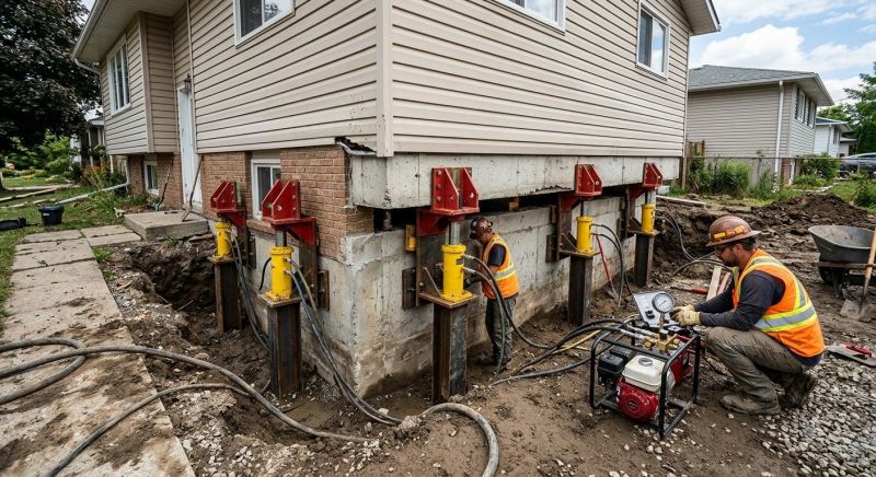 Foundation Lifting in Nederland, CO
