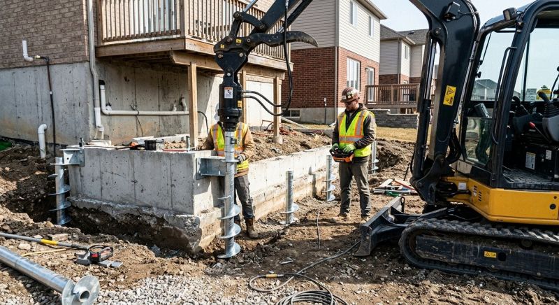 Helical Piers Installation in Granby, CO