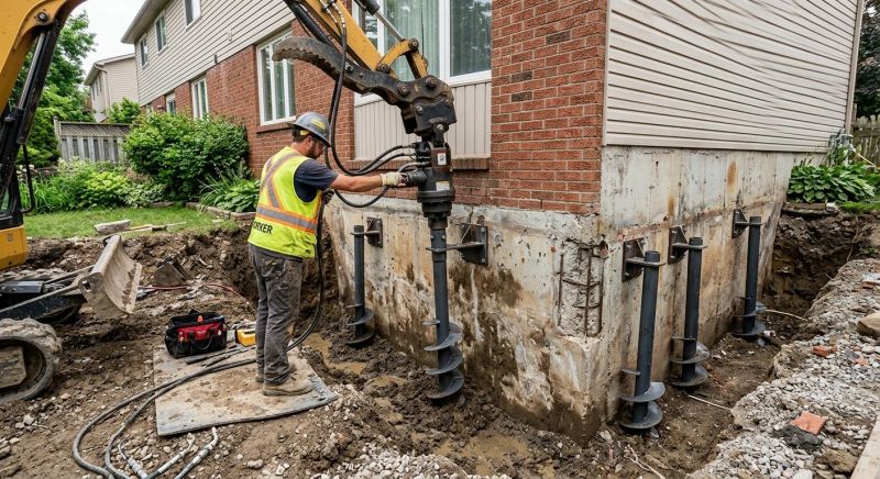 Helical Pile Installation in Granby, CO