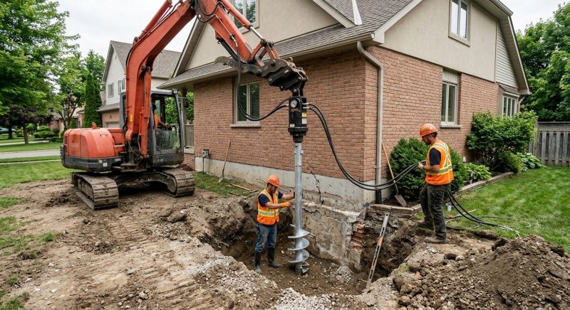 Helical Pile Installation in Granby, CO