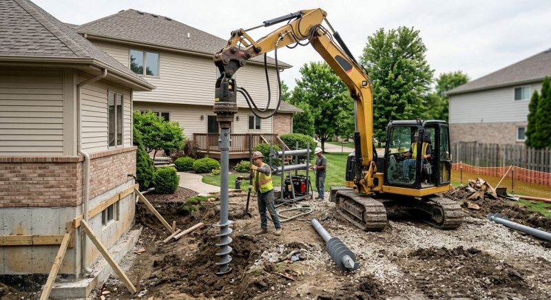 Helical Pile Installation in Granby, CO
